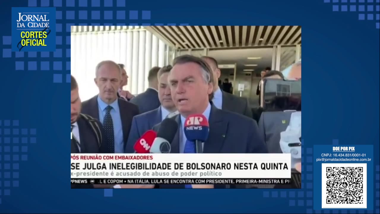 URGENTE: Faltando 24 horas para julgamento, Bolsonaro cita jurisprudência e manda recado a Moraes