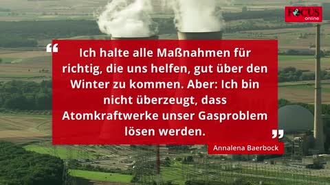 Baerbock bezeichnet mögliche AKW-Laufzeitverlängerung als „Irrsinn“