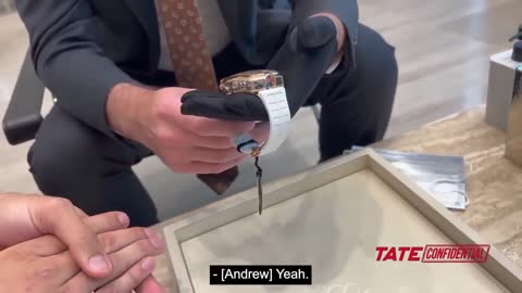 Andrew Tate Buys a 500k watch *deleted footage*