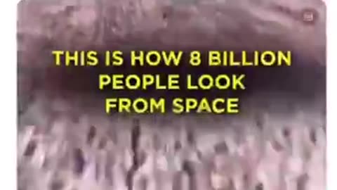 THIS IS HOW 8 BILLION PEOPLE LOOK FROM SPACE