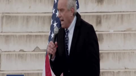 Robert F. Kennedy Jr. auf der Demo gegen Impfpflicht in Washington DC