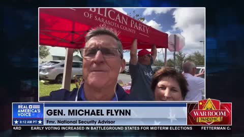 General Flynn: This is presidential level turn out for the midterm election.