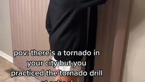 pov: there's a tornado in your city but you