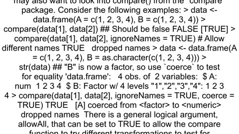 Checking for identical columns in a data frame in R