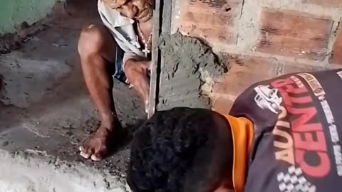 Comedy video of worker