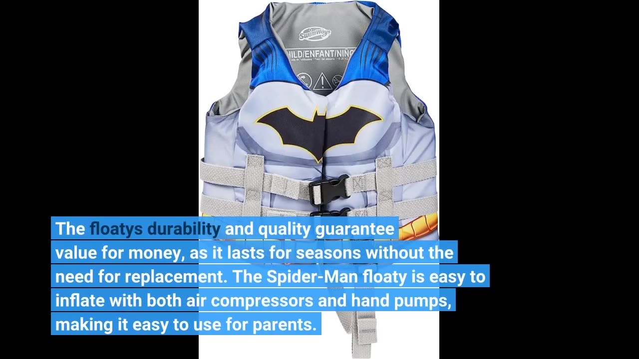 User Comments: SwimWays Marvel Swim Trainer Life Jacket, US Coast Guard Approved Life Vest Kids...