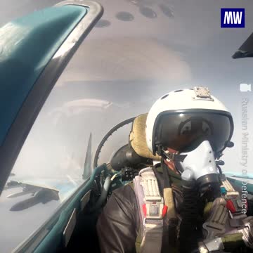 Russian Aerospace Forces destroying Ukrainian military air target