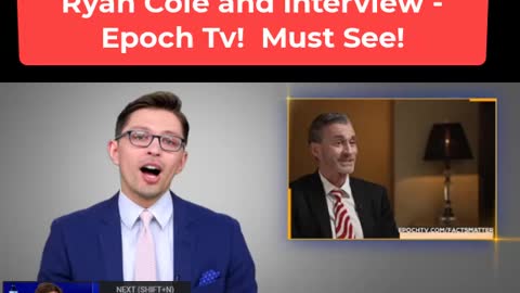 Dr Ryan Cole - Epoch Times and TV - too many lies are being covered Up - Pressure from Top-4-21-22