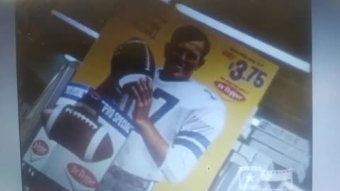 DALLAS COWBOYS DON MEREDITH DR PEPPER TV COMMERCIAL