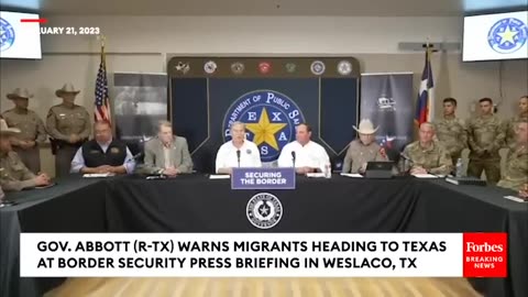 Greg Abbott Issues New Warning To Migrants Heading To Texas