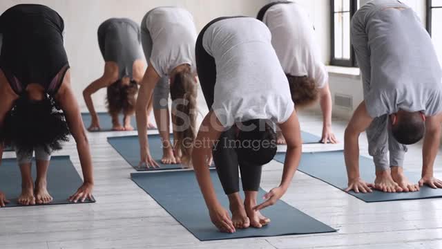 Yoga session led by Indian