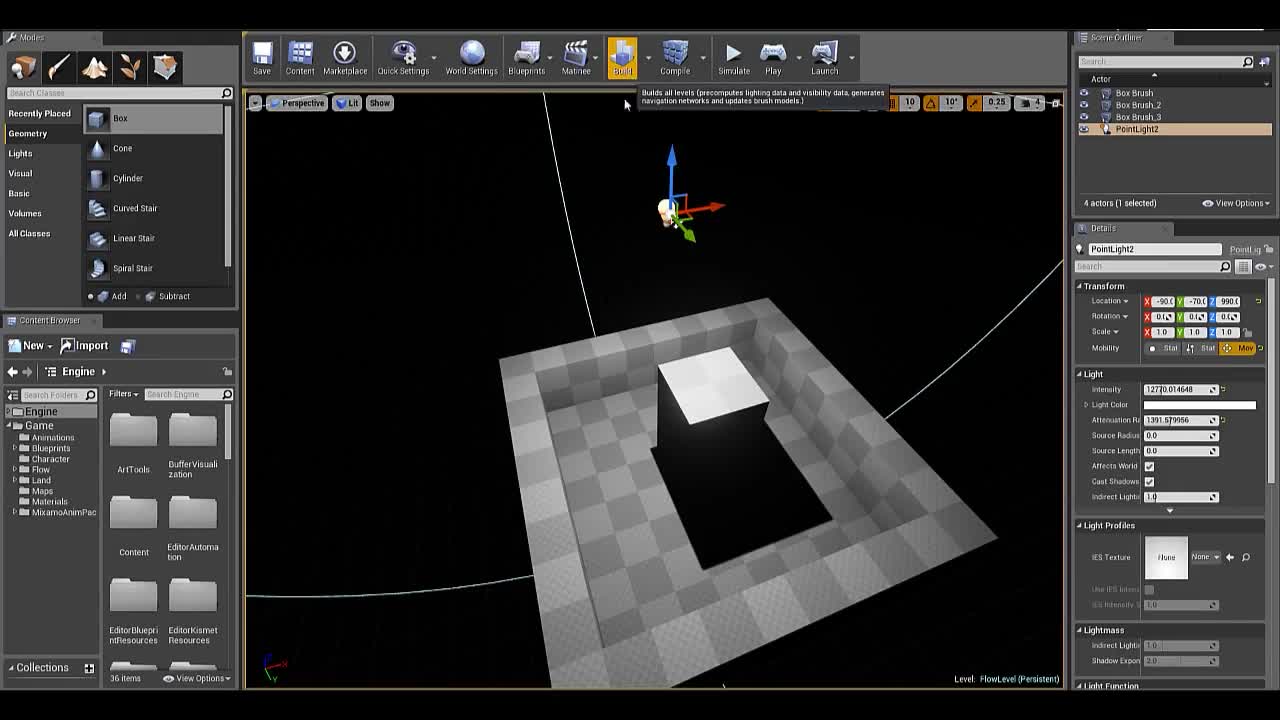 Water Flow Production Video Tutorial, UE4 6