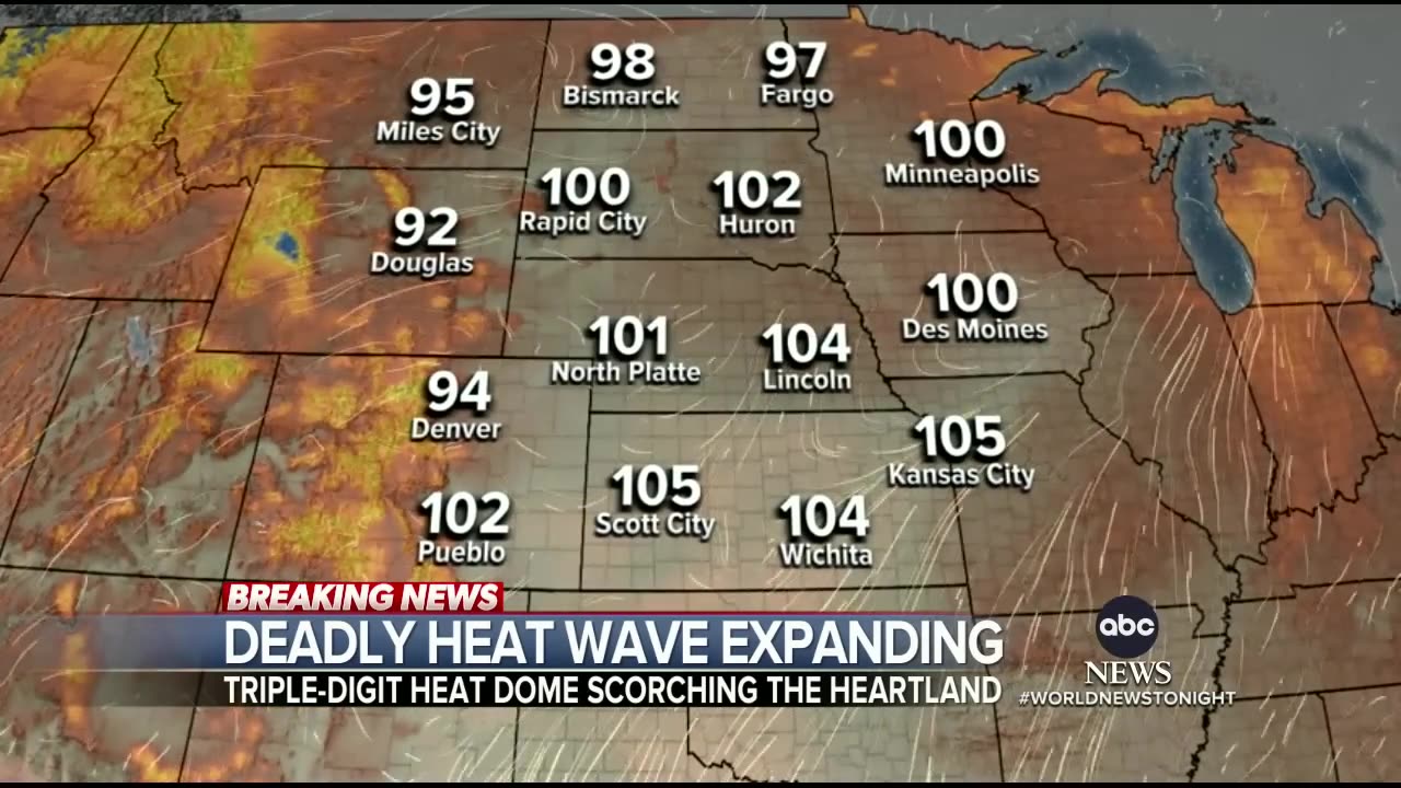 Deadly heat wave expands to Midwest