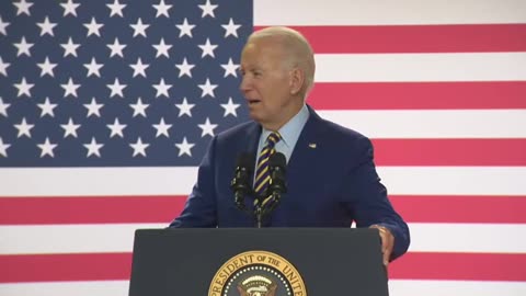 Biden: "I once said 'everybody take a seat and there were no seats.' I said 'Biden is so stupid, he didn't know there were no seats."