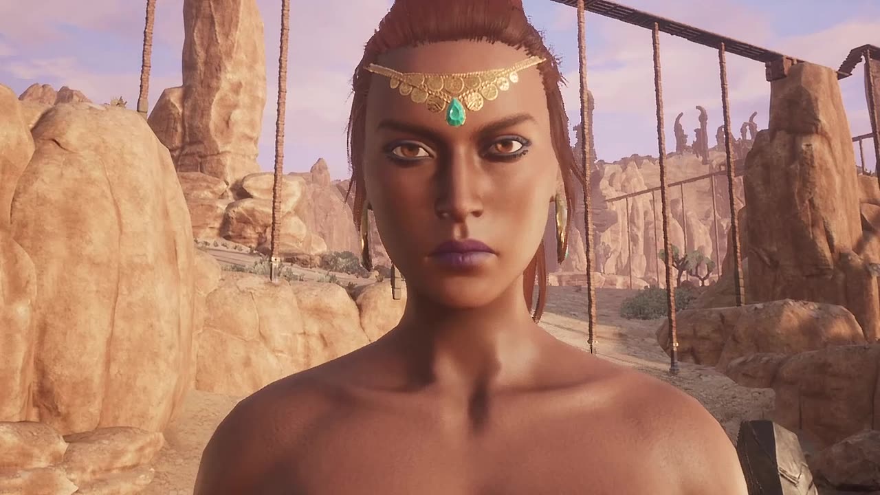 Conan Exiles - Topless Shaking Head, My Aillea (My Female Barbarian, My Creation)