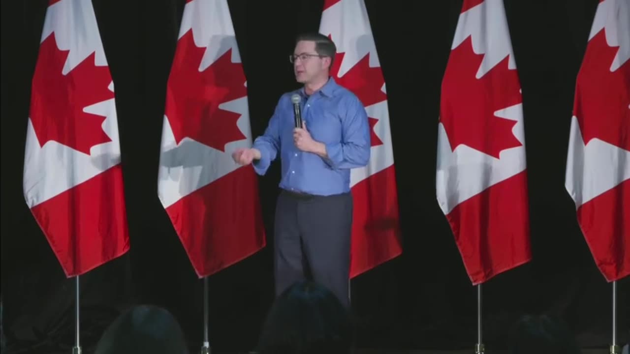 Canada: Conservative Leader Pierre Poilievre addresses supporters in Clarenville, N.L. - Friday February 24, 2023