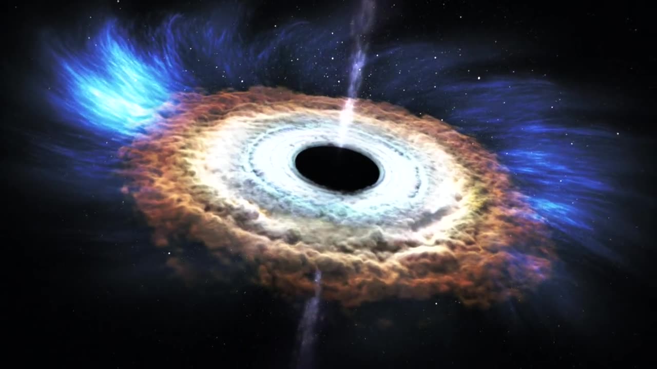 #NASA _ Massive Black Hole Shreds Passing Star(720P_60FPS)