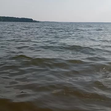 Swimming on Lake Selyava at the end of August