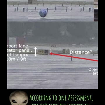 Manchester UFO UAP was 9’ tall?? Pilot video too!!