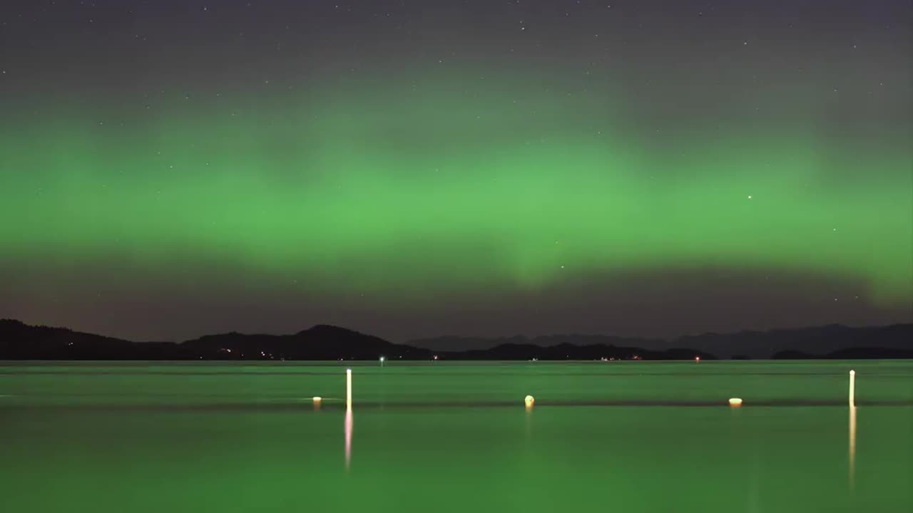 Aurora Borealis from Polson, MT