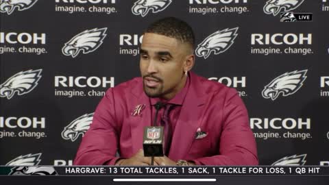 Jalen Hurts is a high quality leader of a very good football team