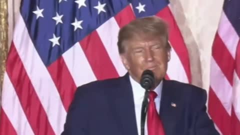 Speech of Donald Trump as he declares that he will be running for President post in year 2024