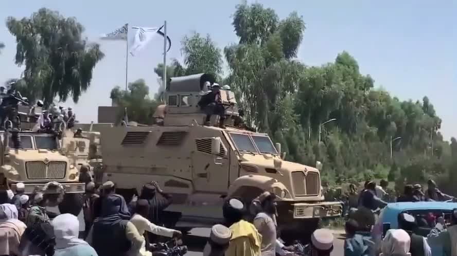 Taliban Holding Military Parades With U.S. Equipment and Weapons Left In Afghanistan By Biden