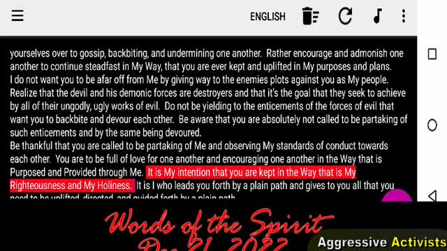 STRIVE FOR UNITY_Words of the Spirit-Dec 21 2022