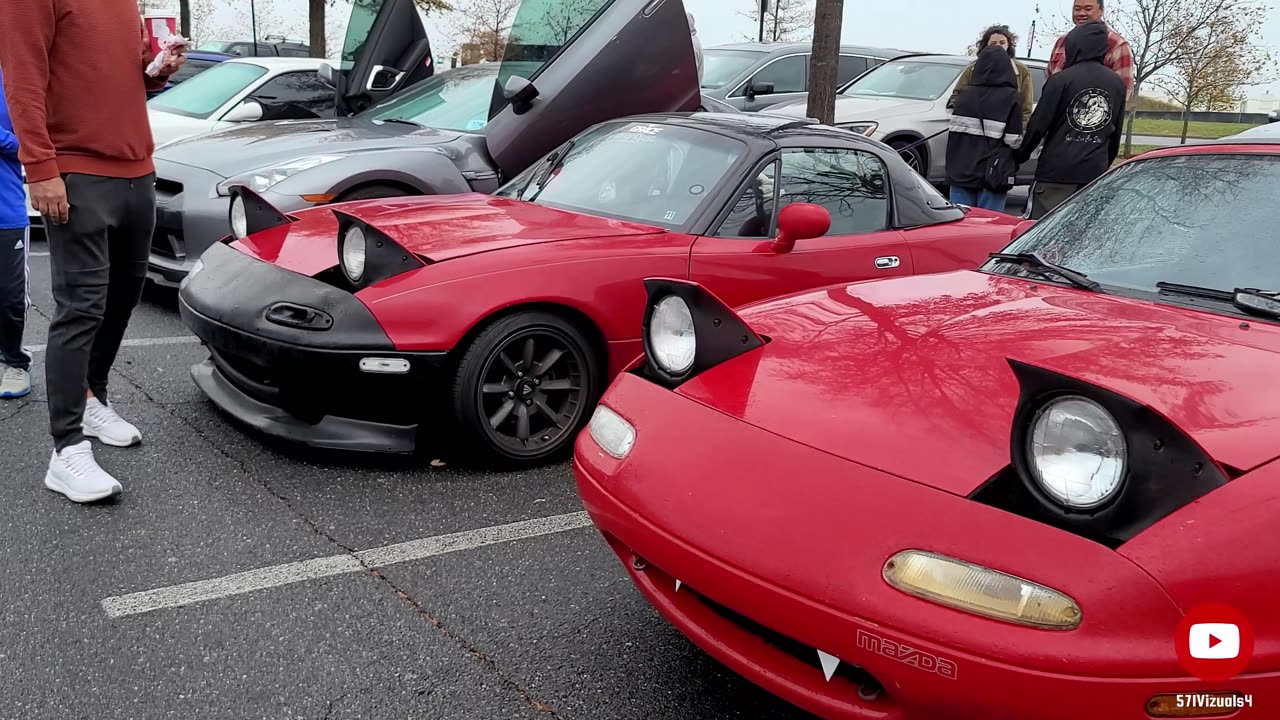 Cars and Coffee Dulles Landing with JDM cars