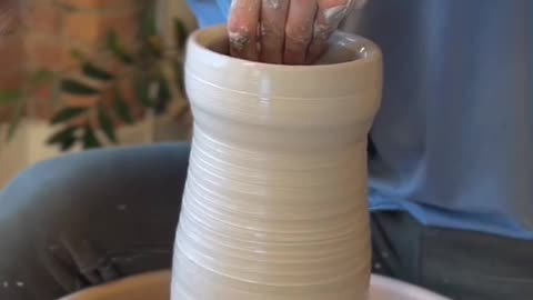 I felt bad about for this one ( #pottery #satisfying #asmr