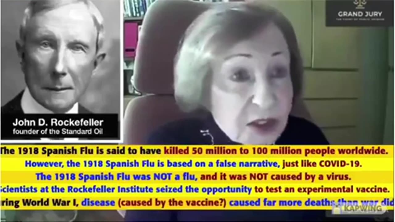 Rockefeller and the 1918 Pandemic.