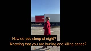 Danish Prime minister is confronted by a danish citizen
