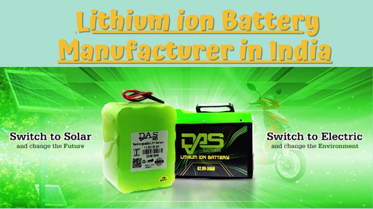 Best lithium ion battery manufacturer in India