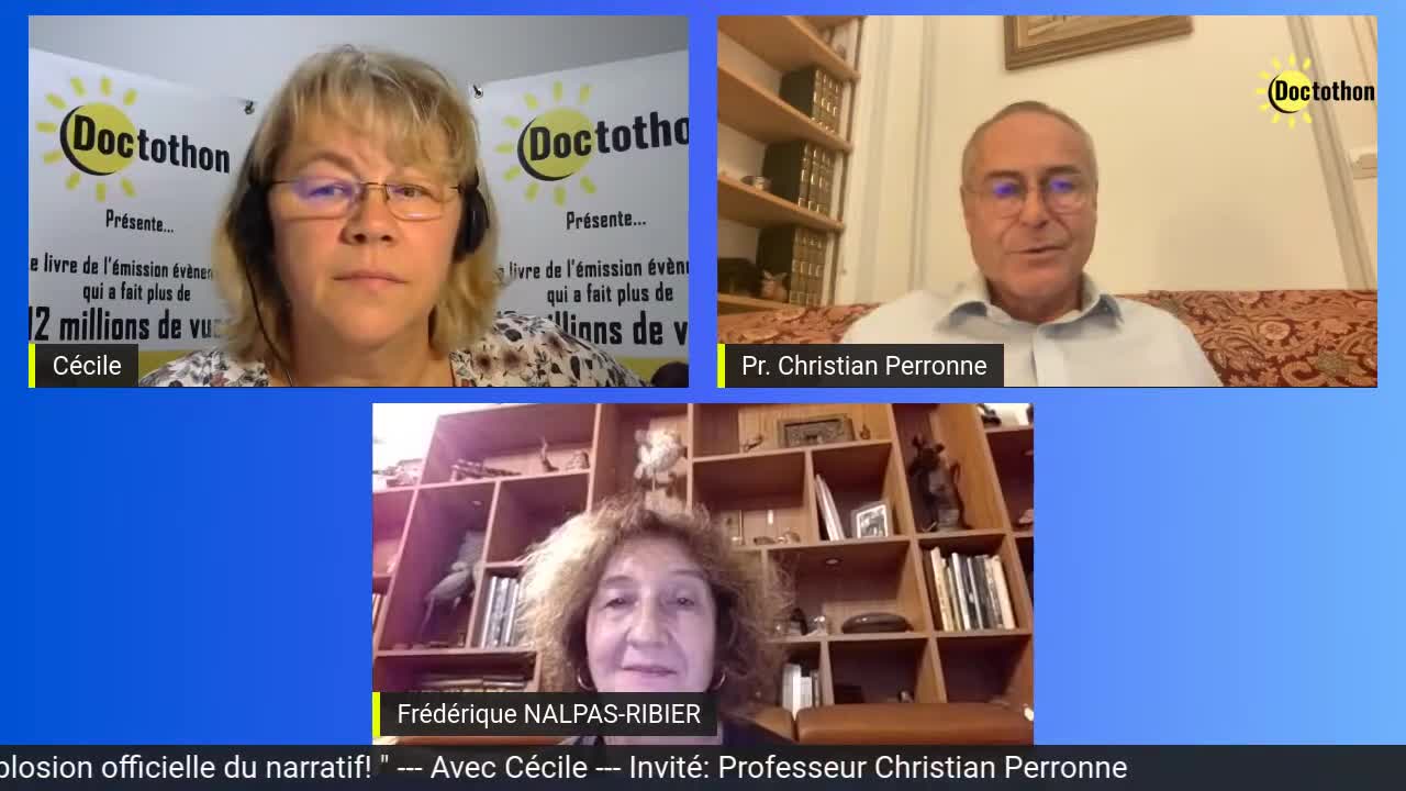 Implosion officielle du narratif avec Christian Peronne, Alexandra Henrion Caude au Doctothon