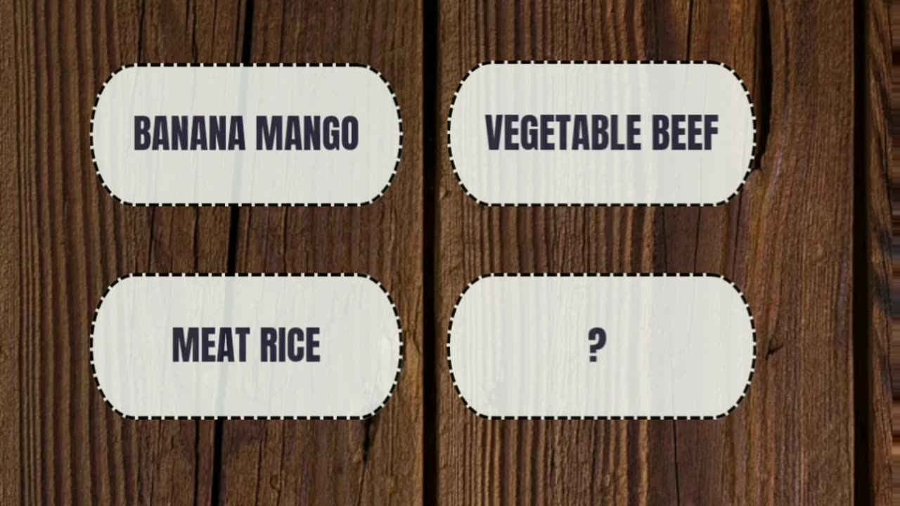 What are the two things you never eat for breakfast