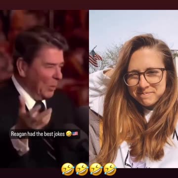 Reagan had the BEST JOKES!!!!