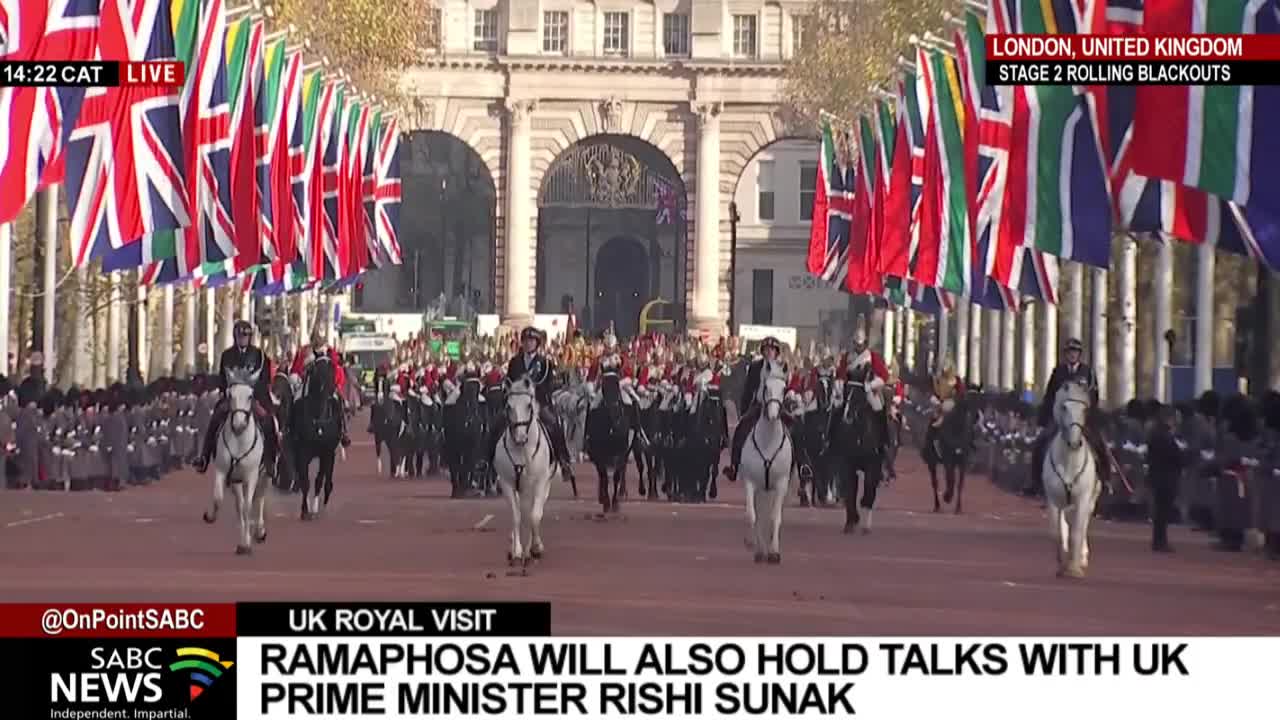 President Cyril Ramaphosa on two-day state visit at the invitation of King Charles III