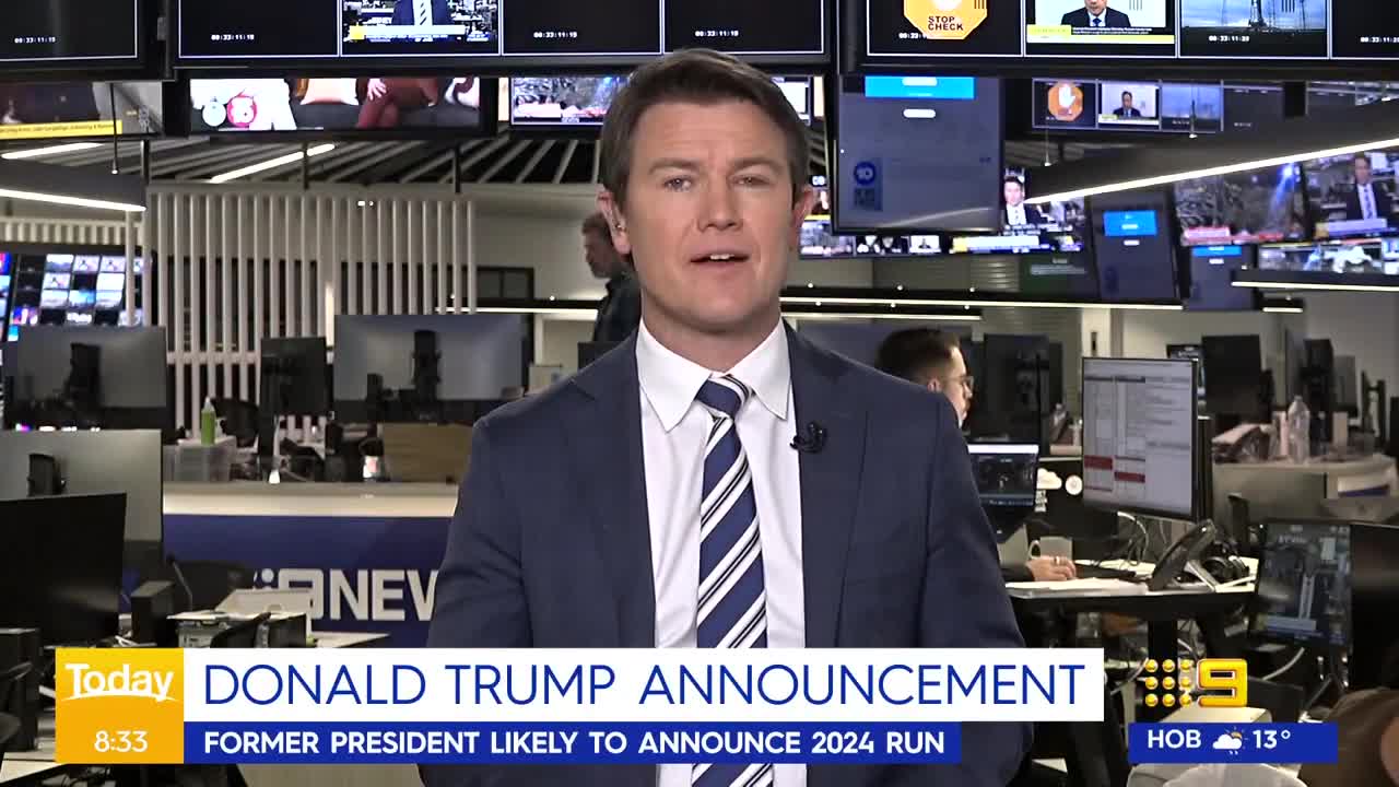 Donald Trump expected to announce 2024 US Presidency run _ 9 News Australia