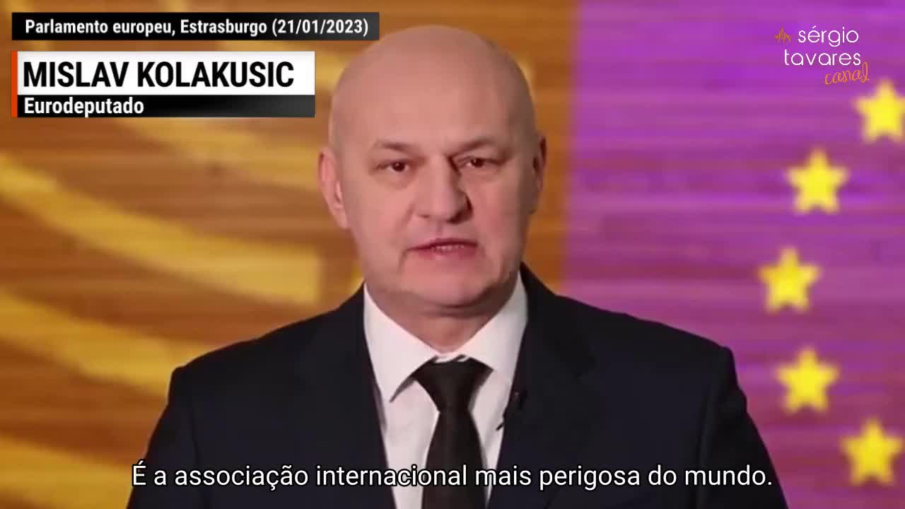 Mislav Kolakusic, Eurodeputado - O F. Econ. Mundial é a associação Internacional + perigosa do mundo