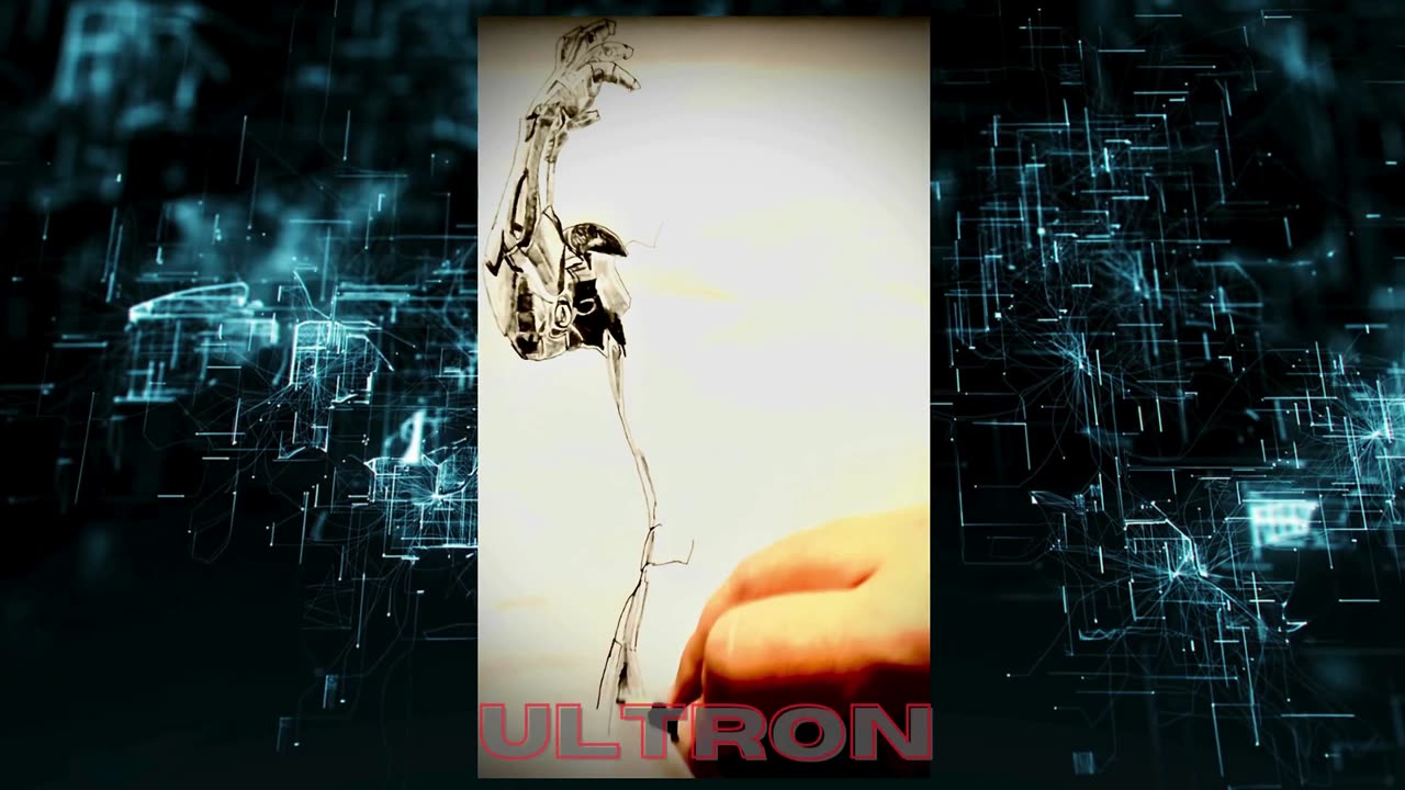 Ultron timelapse drawing