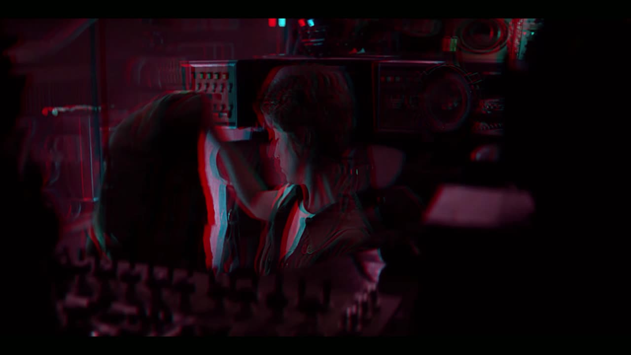 3D Anaglyph Alien 4K 80% MORE DEPTH P2