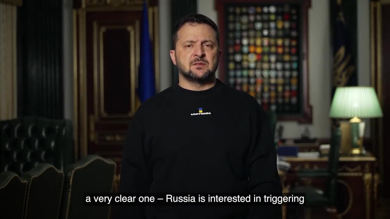 Ukrainian President Zelenskyy blames Israel's war on terror on Russian President Vladimir Putin