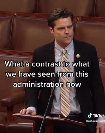 When Trump was President