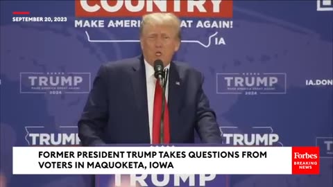 WATCH: Trump Takes Audience Questions About 'Wokeness,' Education, And Advice To Young Conservatives