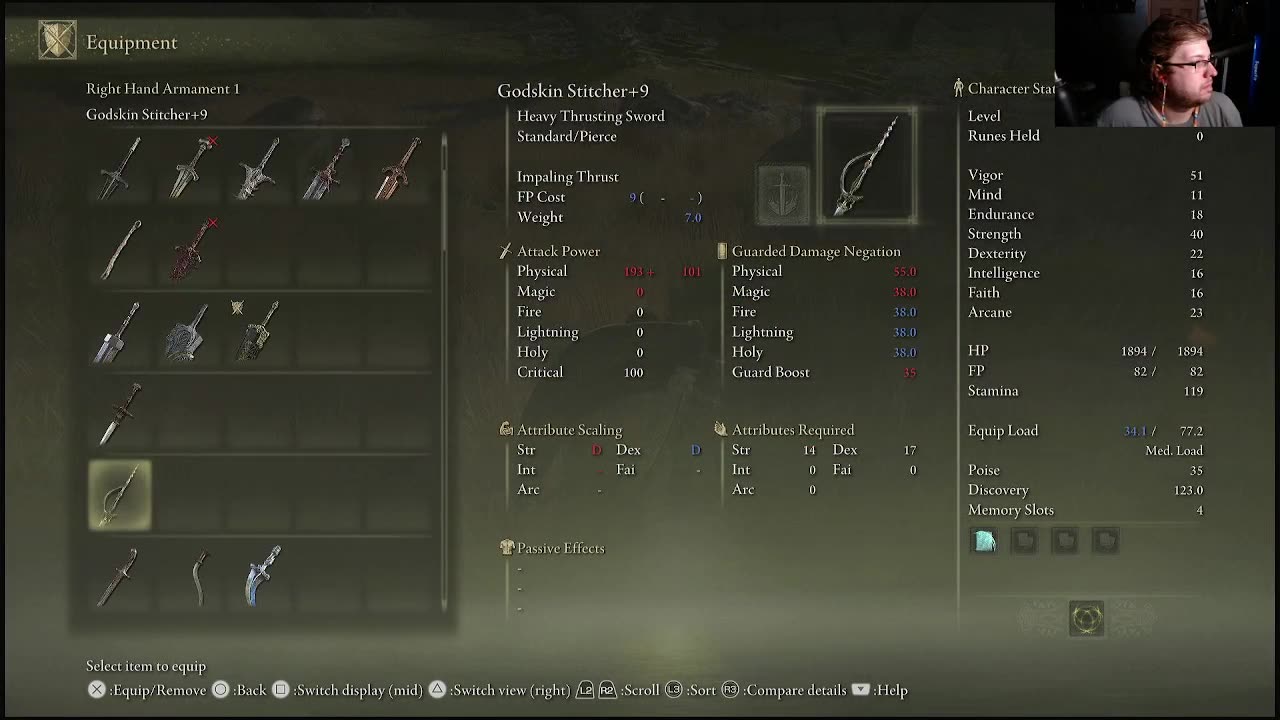 Elden Ring Weapon Locke Stream Vod 8