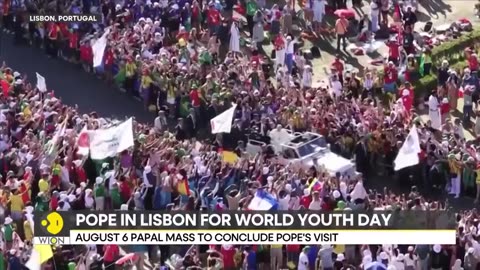 Pope in lisbon for world youth day