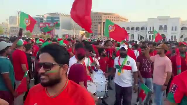 FIFA WORLD CUP fans gathering in Doha Qatar 2022 _01