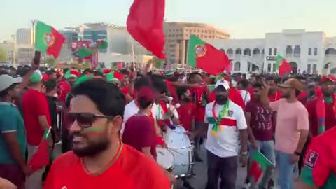 FIFA WORLD CUP fans gathering in Doha Qatar 2022 _01