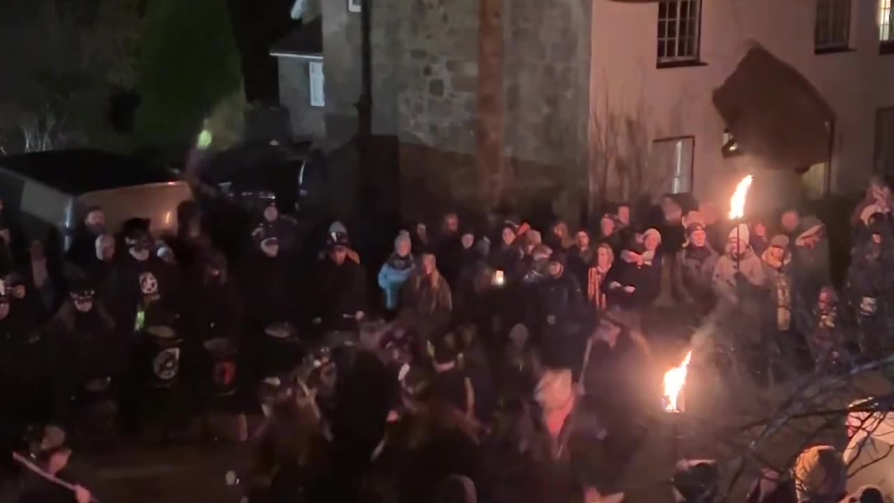 Beltane Border Morris - Stone Circle - Lustleigh Jan 2024