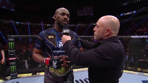 Jon jones vs Cyril Gane. post fight interview with Joe Rogan